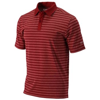 Columbia Muške Polo Majice - Golf Omni-Wick Gamer Crvene | KFZH-24581